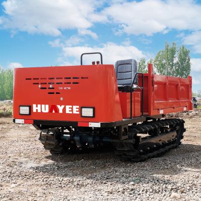 China CE China cheap 500kg 800kg 1000kg building material EPA stores 1 ton 3 ton track dumper dumper mini crawler transporter rubber dump trucks for sale for sale