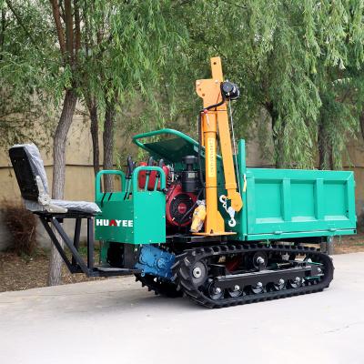 China Building Material Stores Mini Dumper Diesel Mini Truck Crawler Dumper 800kg 1.2 Ton 500kg Certified Manufacturers Support Customization for sale