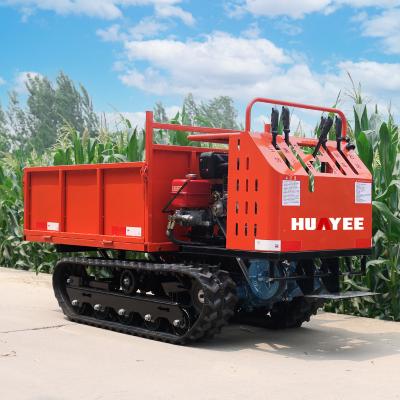 China EPA Stores China Mini Crawler Transporter Rubber Track Construction Material 800kg 2ton Automatic Dumper With Lift And Crane Mini Dumper For Sale Tracked for sale