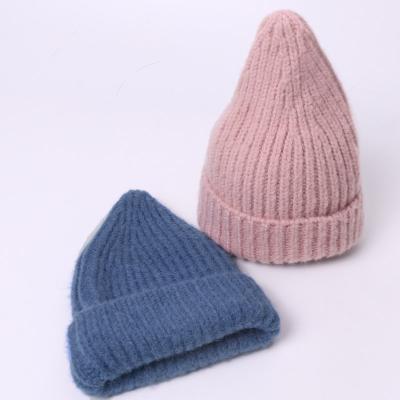 China COMMON Winter Baby Knitted Hat Beanie Knitted Hat Cute Colorful Kids High Quality Knit Hat for sale