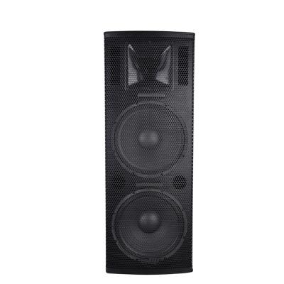 China RQSONIC WH215 2*15 Professional Audio Three Way Passive Wooden DJ Bass Speakers DJ Thumb for sale