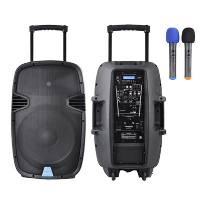 China RQSONIC PML08AVH 15 Inch 100W Wireless Battery Rechargeable Powered Speaker Portable Outdoor Active Speaker With Microphone for sale