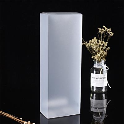 China Recycled materials wholesale best-selling pp plastic packaging box custom translucent fashion high-end gift box for sale