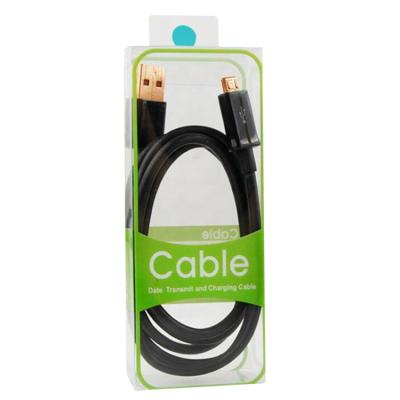 China Recyclable Cable Blister Digital Products USB Data Cable Packaging Filling Box for sale