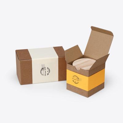 China Best Price Custom Recyclable Recycled Portable Brown Corrugated Candle Packaging Boxes for sale