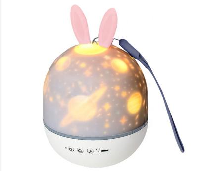 China LED Illumination Elf Projection Lamp Bedside Lamp Atmosphere Night Light Gift Music Night Light for sale