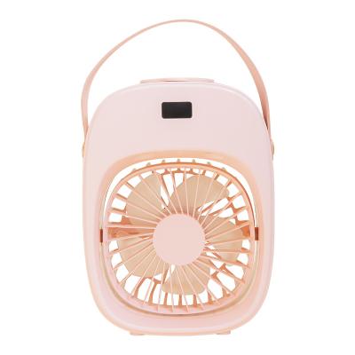 China Convenient design cover add D18 water and ice color water cooling fan humidification fan portable cool fan for sale