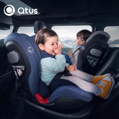 China Qtus Q22 ARES Kids Luxury Carseat - Removable Cushion Pads - Newborn to 12 Years - Gray & Blacks for sale