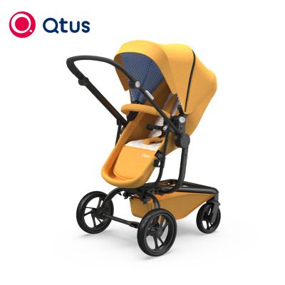 China TASLON QTUS Spider - Stroller, UPF50+, EU & ASTM Standard, Detachable All-Wheel, High Landscape, Up to 50Ibs, Ochre-Black Frame for sale