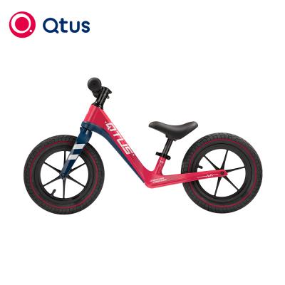 China Qtus B1 Aluminum Alloy Balance Bike Kids 360 Rotate Quick Handle Bar Adjustable Toddler Saddle with Ladder Construction for Racing Unibody Frame for sale