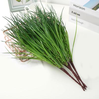 China Beautiful Selling Grass Plant Fence Green Plant Outdoor Grass Indoor Colorful Hot Plastic Artificial Potted Decoration Flowerpot for sale