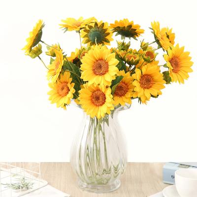 China Wholesale Home Indoor Outdoor Small Decoration Handmade Daisy Display Bedroom Sunflower Decoration Gifts Sunflower Decoration for sale