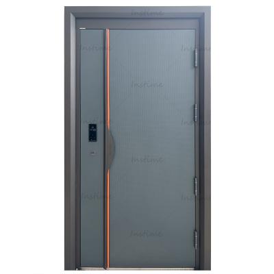 China Modern Security Front Entrance Door Steel Instime Luxury Custom Home Entry Hurricane Anti-theft Large for sale