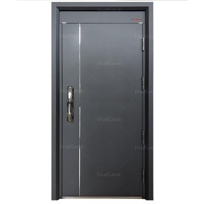 China Latest Design Style Cast Aluminum Door Luxury High Quality Security Anti-theft Steel Instime Interior Door With Cheap House Price for sale