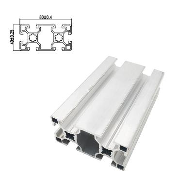 China 4080 8040 T Industrial Industrial Slot Extrusion Aluminum Profile for sale