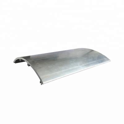 China Industrial Aluminum Material Radiator Arch Cover Panel Flat Bar Profile For Industrial Machinery for sale