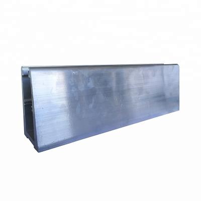 China European aluminum glass balustrade u channel fencing profiles for balcony frameless glass fixing for sale