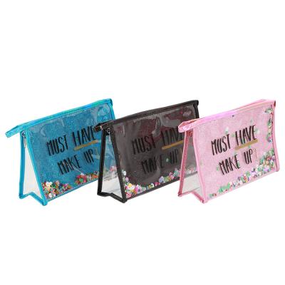 China Fashion Factory Promotional Custom Logo Pvc Cotton Nonwoven Canvas Tyvek PVC Clear Sequin Bag Sequin Bag Laser Transparent Bag For Lady for sale