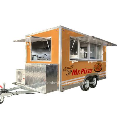 China Easy Operate CE Certificate Concession Coffee Food Trailer Hot Dog Food Carts With Mobile Full Kitchen Ice Cream Food Truck Trailer For USA for sale