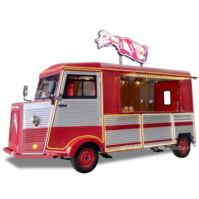 China Energy-saving Chinese manufacturers EuropeFoodTrucks street hot dog food truck snack truck/Citroen mobile trailer for sale foodtruck for sale