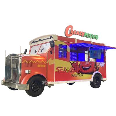 China easy operate snow cone truck trailer bar cart camper vintage trailer mobile food carts for sale craigslist for sale