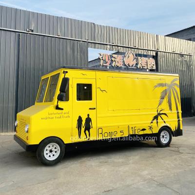 China Winery ice cream food truck fully equipped coffee trailer fast food trailer usa electric mobile food supply truck for sale for sale