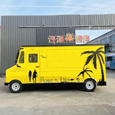 China Easy Operate Mobile Electric Food Trailer Food Cart Bike Drins Ice Cream Cart Customizable 5000*2100*2550mm Outdoor Bikes for sale