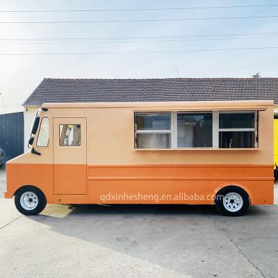 China Easy Operate CE Certificate Coffee Vending Panini Rolling Panini Food Cart Vintage USA Trailer Hot Selling Chinese Food Truck Used Selling for sale