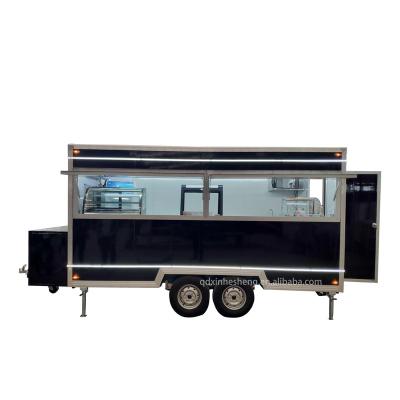 China Easy Operate Food Trailers For Fast Food Food Carts Mobile Trailers Hot Selling Commercial Custom Steel Customized for sale