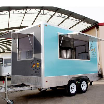 China Easy Operate Food Van / Mobile Food Trailer / Food Truck Party Bus Street Multifunctional Designed Outdoor New Customized for sale