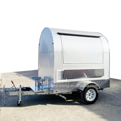 China Easy Operate Mini Food Truck Camping Trailer Hot Dog Food Cart Food Truck Fully Catering Mobile Kitchen for sale