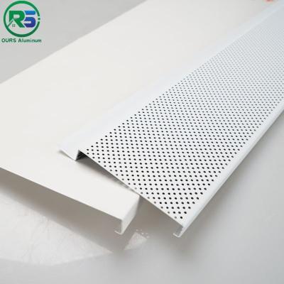 China Metal Architectural Aluminum Ceiling Panels Decorative Hook On ISO9001 for sale