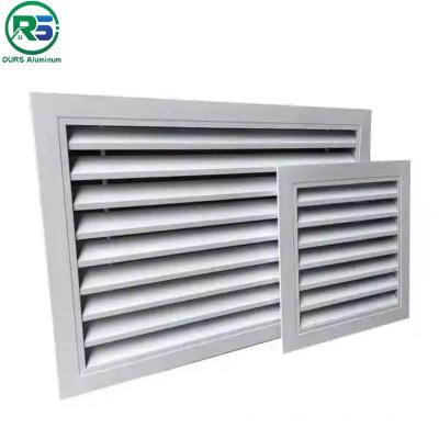 Chine Grilles d'aération métal-air en aluminium de retour de couverture de registre de paroi latérale du conditionneur 10x8 à vendre