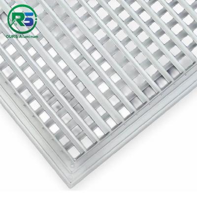 China Registro de aire de apertura de las medidas 14x14 de la cubierta de aluminio del aire acondicionado del techo del flanco en venta