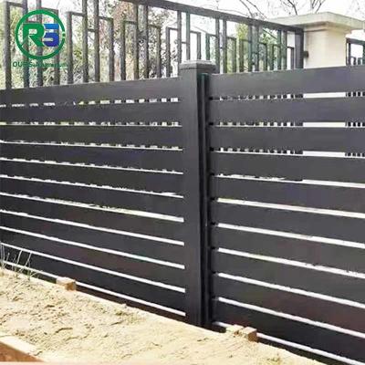 China Kundengebundener PPG-Latten-horizontaler Aluminiumprivatleben-Zaun Aluminium Garden Fencing zu verkaufen