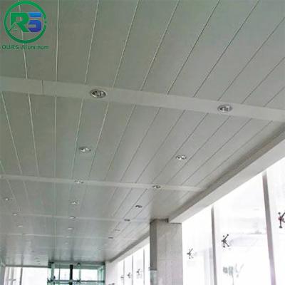 China Building Decorative Wooden Grain Aluminum Wall Panel 1220mm For Clip In Metal Ceiling Tiles for sale