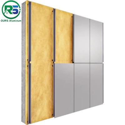 China Fireproof Corrugated Aluminum Wall Panels Custom Color Thickness 20mm​ zu verkaufen