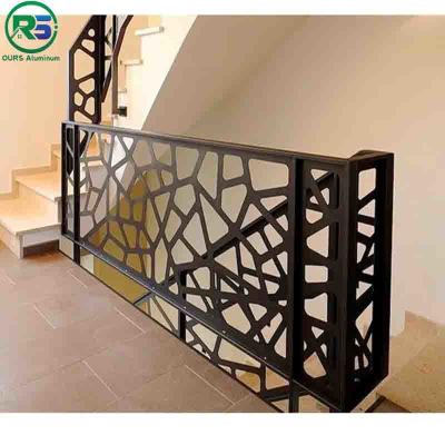 중국 Rose Gold Color And Black Contemporary Aluminum Fence of Aluminum Product Thickness 20MM 판매용