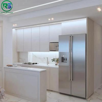 China Modern Aluminum Cabinet with Fluorocarbon Spraying And Black Aluminum Cabinet System en venta