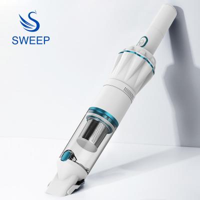 China Hotel New Design High Power 14000Pa Mini Wireless Cordless Handheld Portable Automatic Rechargeable Car Vacuum Cleaner for sale