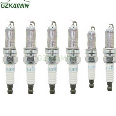 China 4-6pcs/lot New Iridium Spark Plugs 1884611070 SILZKR7B11 For Hyundai Sonata 8 Elantra IX35 High Quality 18846-11070 SILZKR7B- 1 for sale