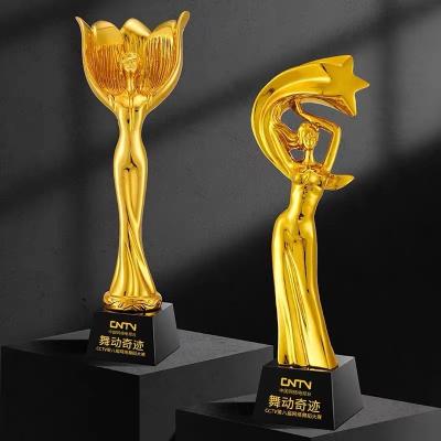 China Wholesale Custom Sports and Games China Factory Trophy Gold Souvenir Medals and Trophies for sale