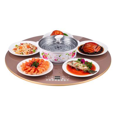 China Hotel 110V/220V OEM Gold Cater Food Warmer Buffet Set Electric Food Warmers Induction Stove for sale