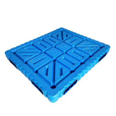 China Competitive Price Good Quality Plastic Pallet Injection Products Blow Molding Tray With Nine Foot 1200*1000*140mm for sale