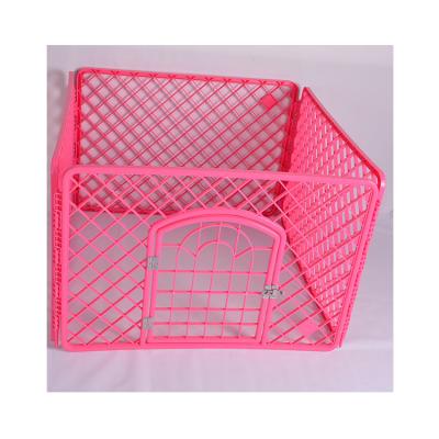 China Best Price Customized Sustainable Plastic Pet Pet Fence Small Animal Portable Cage Dog for sale