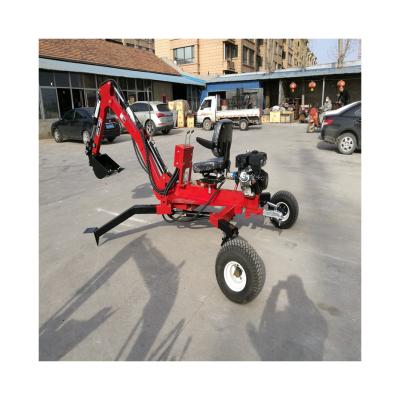 China Towable Gasoline Engine Backhoe Towable Machine for sale