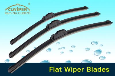 China 12 - 26 inch Flat Wiper Blades BOSCH Type with Pure Silicone Refill All Size Available for sale