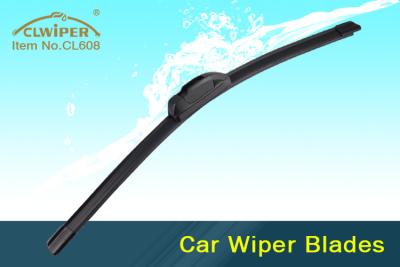 China Universal BOSCH Type Replacement Wiper Blades , Black Rubber Window Wiper Blades  for sale