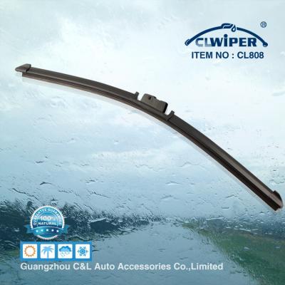 China Multi Function Frameless Wiper Blade with Metal Bracket Natural Rubber Refill for sale