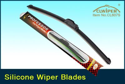 China Grey Color Universal Soft Type Silicone Wiper Blades with ABS Whole Frame for sale